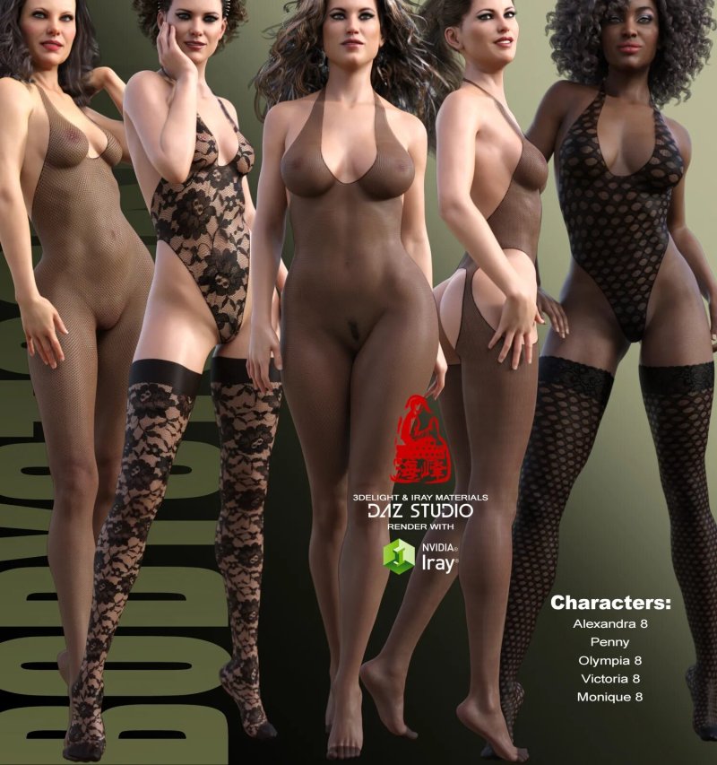 Daz studio модели девушек ню