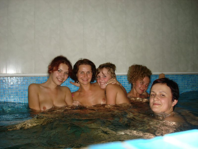 В сауне