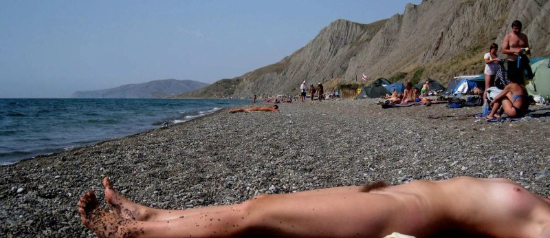 Коктебель нудистский пляж