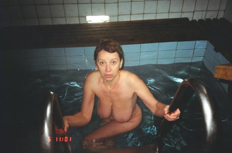 В бане