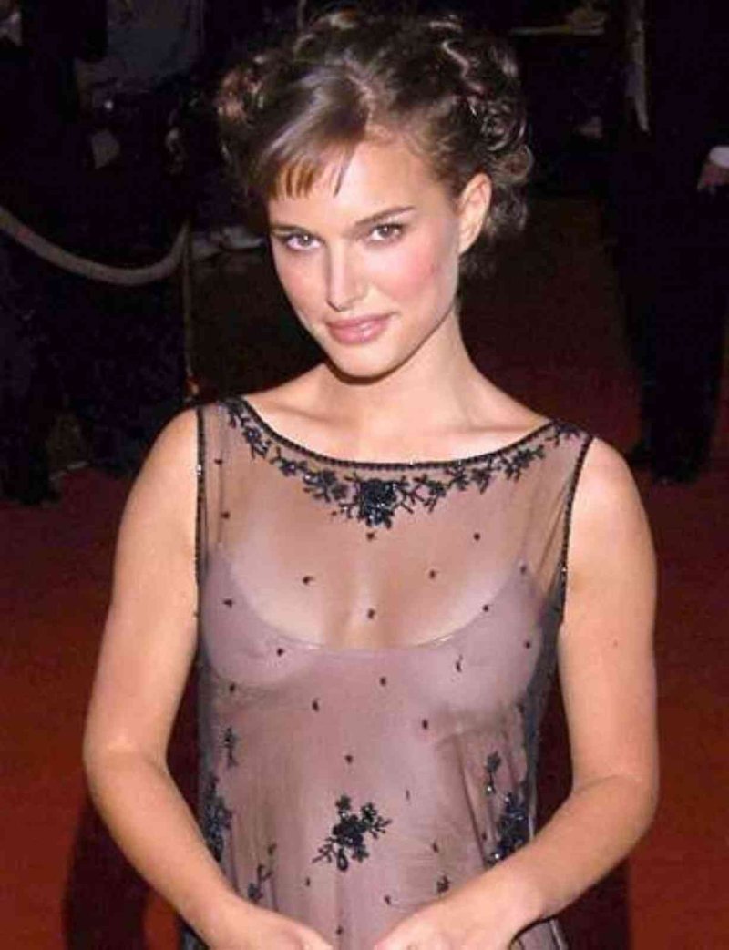 Натали портман nipple