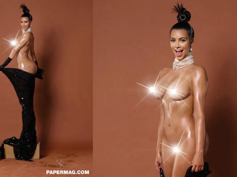Papermag ким кардашян