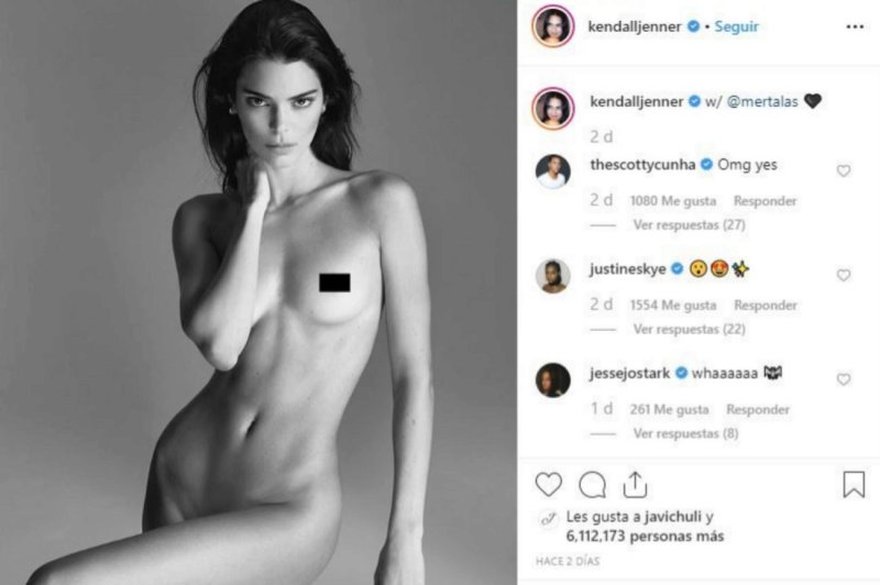 Кендалл дженнер голая фотосессия