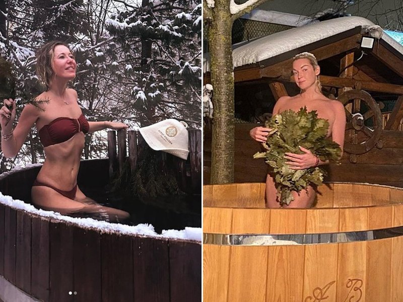 Анастасия волочкова в бане