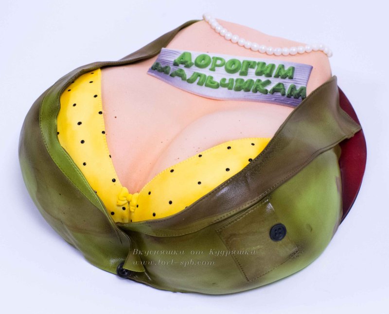 Торт бюст женский