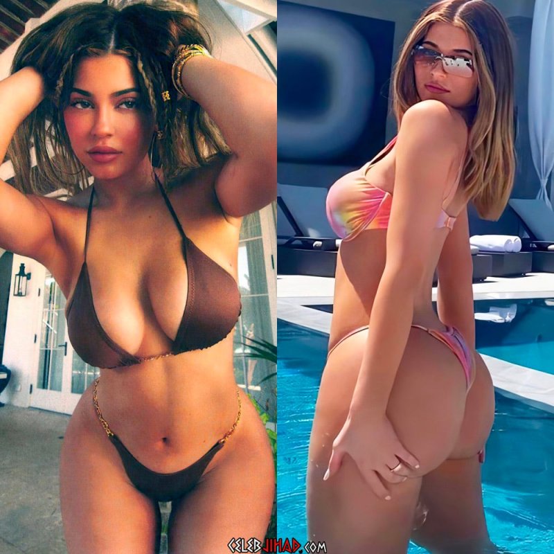 Кайли дженнер голые сиськи