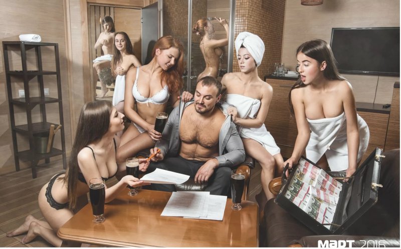 Эротический корпоративный календарь